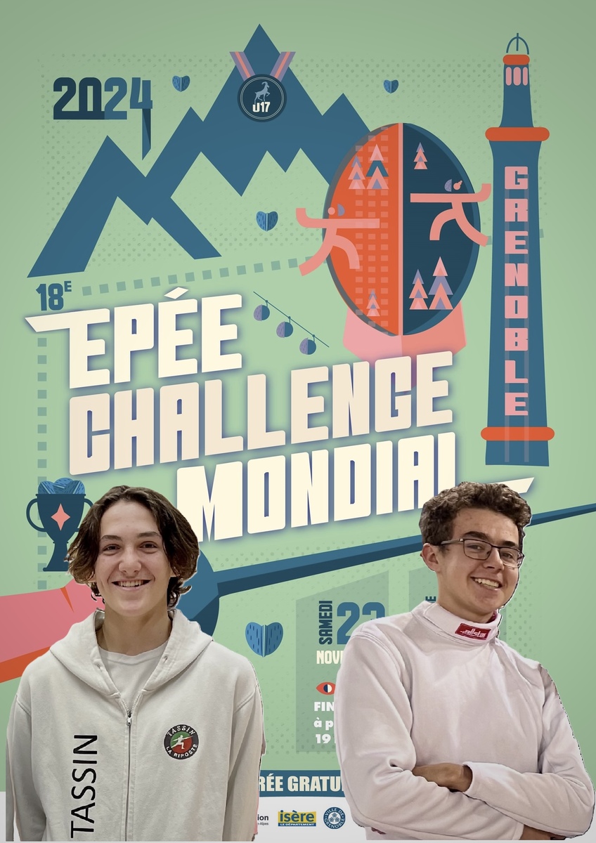 Théolan et Maël participent au challenge Mondial de Grenoble M17 !!