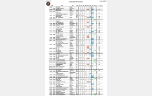 Calendrier des compétitions 2026-2027. (v30/08)