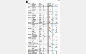 Calendrier des compétitions 2026-2027. (v17/09)