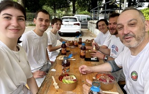 Le Groupe : Noémie Reocreux , Antoine Gillet et Antoine Marseille, Théolan et Julien Vildrac et Guillaume Gillet.