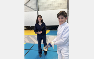 Noemie reocreux (Arbitre et Coach) et Loucian Lancial