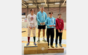 Podium : Théolan Vildrac termine Second de ce Regional 2 M17.