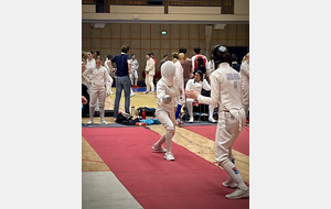 Noémie Reocreux en plein match de poules durant l'épreuve national M20 de Rodez.