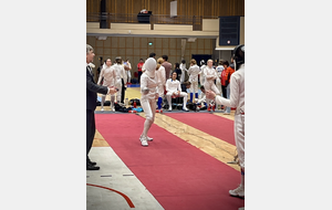 Noémie Reocreux en plein match de poules durant l'épreuve national M20 de Rodez.