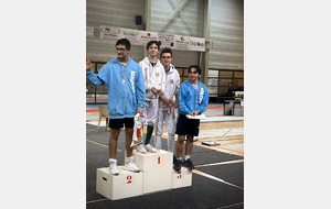 Podium : Antoine (1er pour la 2 année consécutive) et Maël 3eme