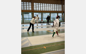 Noémie Réocraux en plein coaching de l'équipe M17