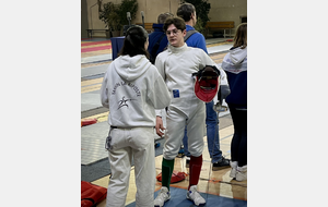 Noémie Reocreux et Loucian Lancial durant le finale de la Zone M15 - Bron 2025.