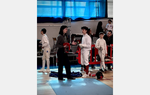 Noémie Reocreux en plein coaching avec Antoine Marseille - Corbas - 2025.