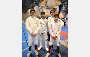 Loucian Lancial, Raphaël Chaverot, Ethan Broggini et Arthur Chevalerais - Valence 2025.