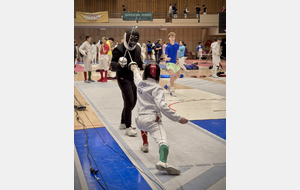 Antoine Marseille à la leçon d'échauffement - Rodez 2025