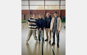 Théolan Vildrac, Antoine Marseille, Guillaume Gillet et Loucian Lancial - Stage Régional M18 - Hauteville 2025