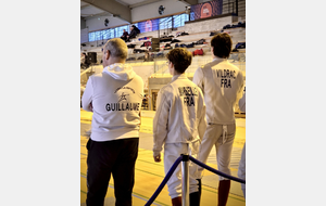 Guillaume Gillet (Coach), Antoine Marseille et Théolan Vildrac - Divonne 2026.