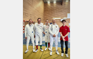 Sebastien, Julien-Cédric,  Antoine, Guillaume et Antoine (Arbitres) à la Fête de l'Epée - EOL - 2026