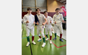 Loucian, Théolan, Antoine et Ethan - Vice Champion de France N2 M17 - Corbas - 2026
