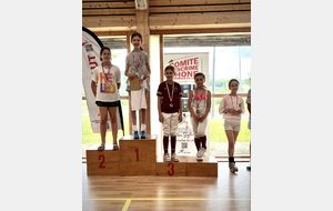 Océane vice-championne du Rhône 2026 en M11 - St Pierre de Chandieu