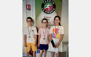 Nathan, Olivia et Océane en M11 - AG 2025-2026