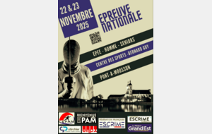 EN 2 - Epée Séniors Hommes - Pont à Mousson