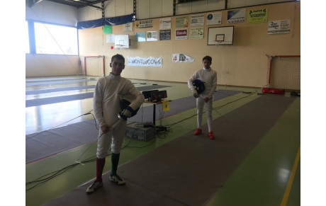 Antoine et Constantin aux Championnats de France M17