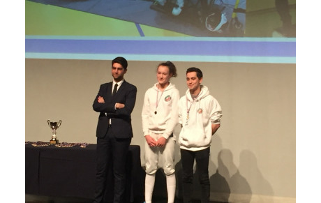 Remise des Récompenses : Médailles pour Gwendoline et Antoine