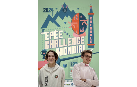 Théolan et Maël participent au challenge Mondial de Grenoble M17 !!