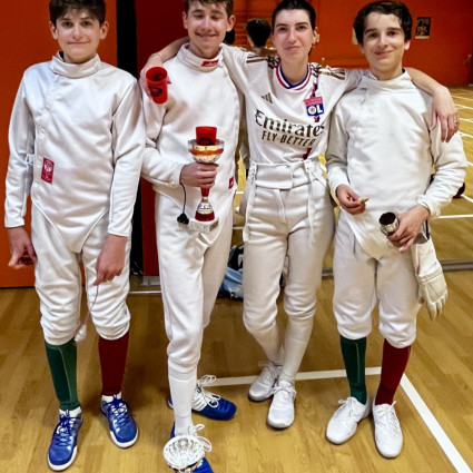 Loucian Lancial, Louis Charmentant, Noémie Reocreux et Antoine Marseille