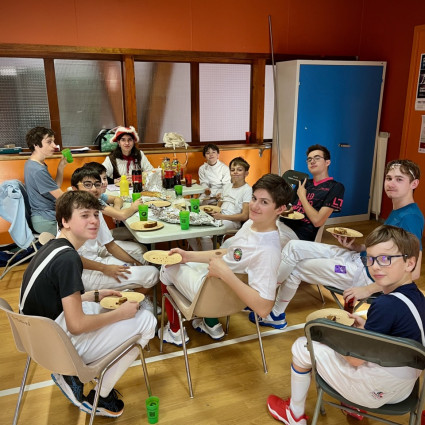 Gouter de fin de stage.