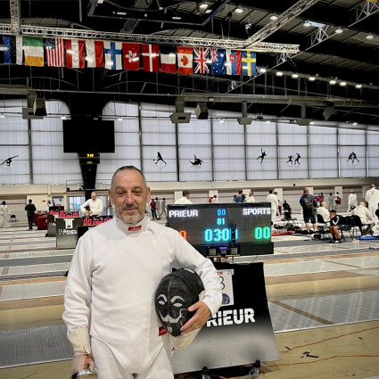 Guillaume Gillet au Critérium Mondial Vétérans (3eme Edition - 2025) où il termine 51eme.