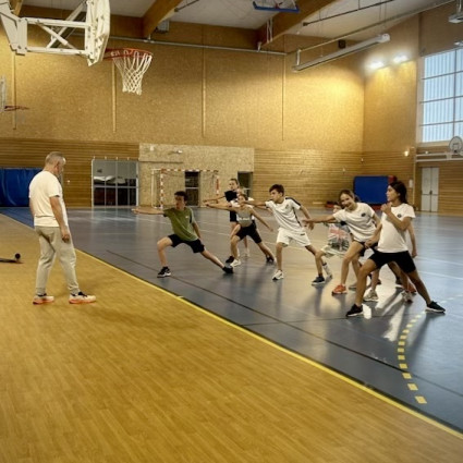 Ateliers Escrime durant le stage multisport de l'AS Brindas (Animé par Guillaume Gillet) - Juillet 2025.