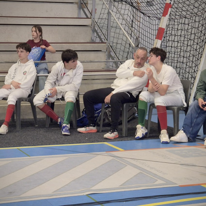 les Supporters durant la demi-Finale de Théolan - Privas 2025. 